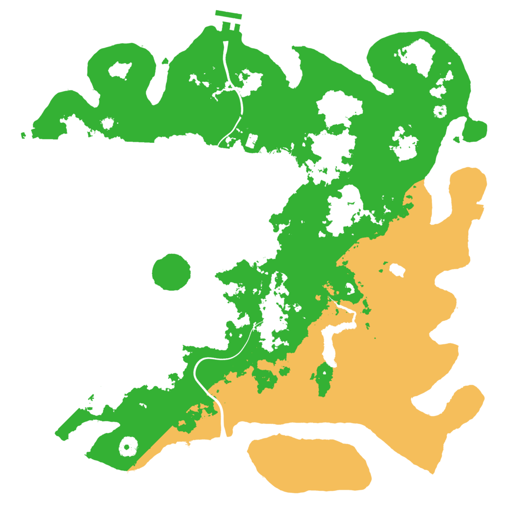 Biome Rust Map: Procedural Map, Size: 4000, Seed: 10323