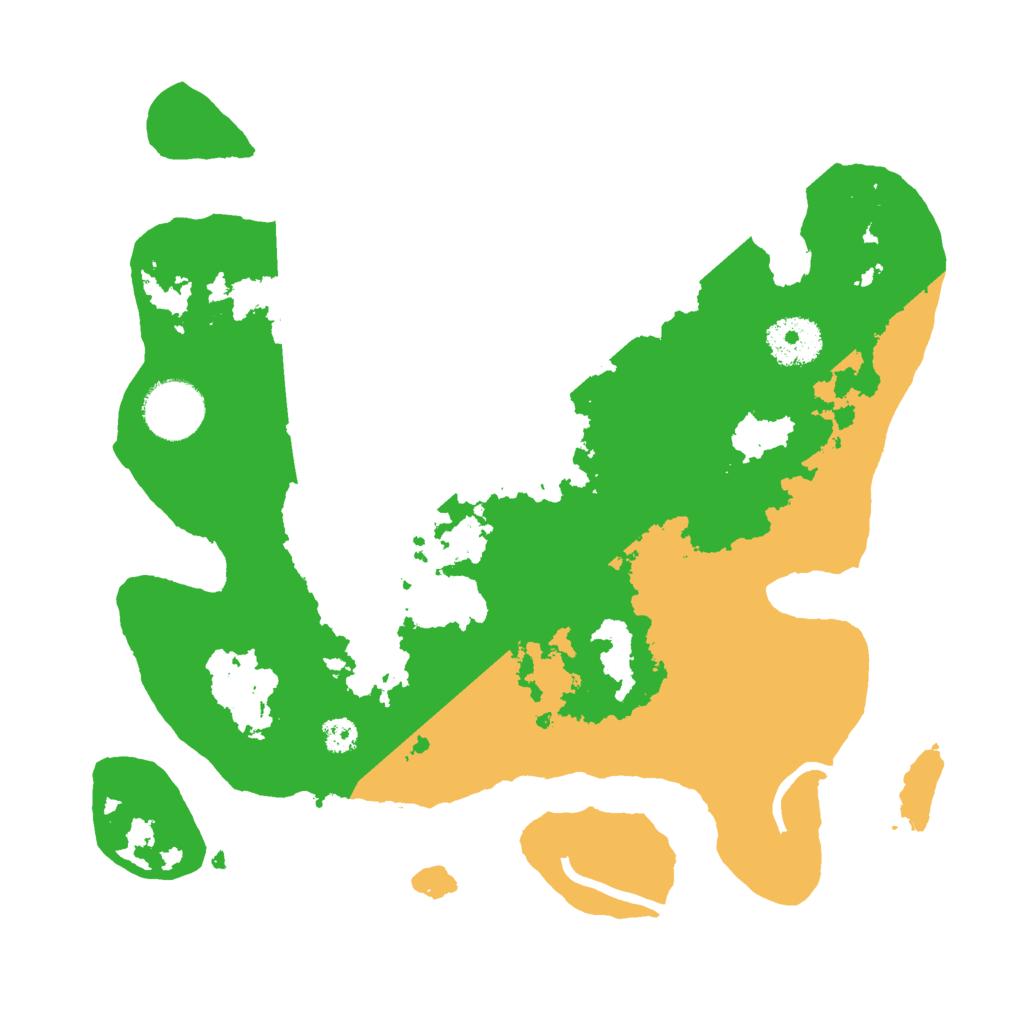 Biome Rust Map: Procedural Map, Size: 3000, Seed: 887525032