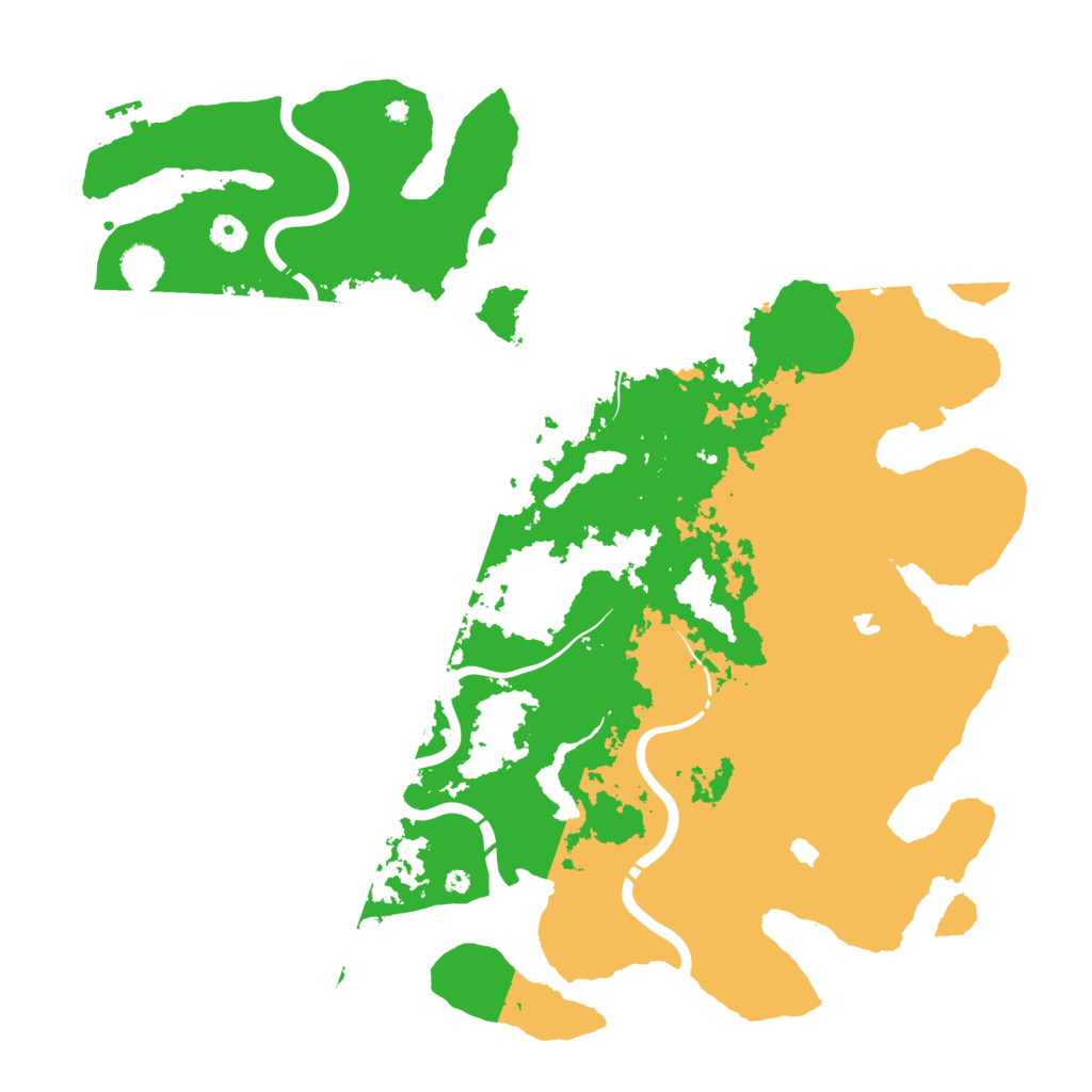 Biome Rust Map: Procedural Map, Size: 4500, Seed: 3363049