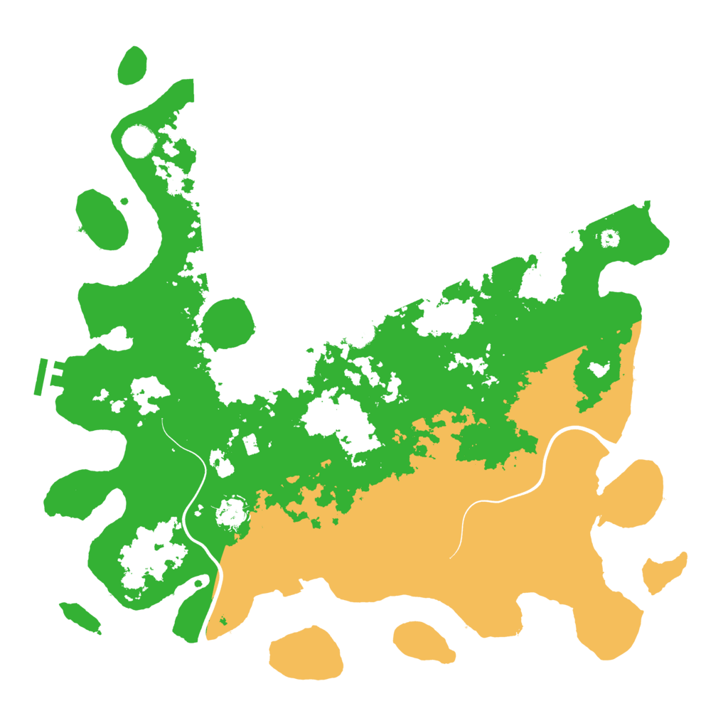 Biome Rust Map: Procedural Map, Size: 3950, Seed: 1051295350