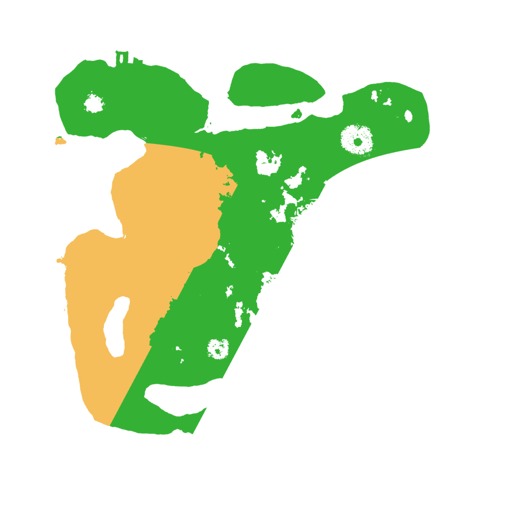 Biome Rust Map: Procedural Map, Size: 2500, Seed: 6712871