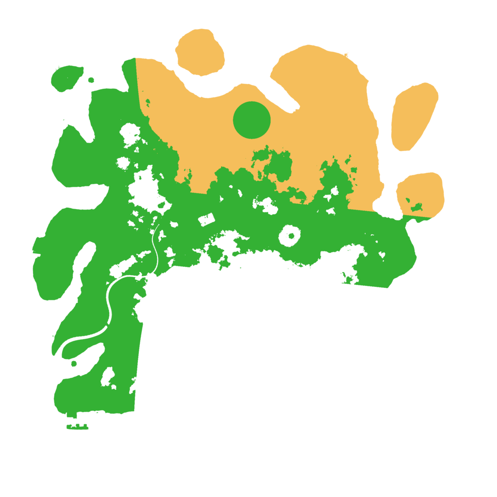 Biome Rust Map: Procedural Map, Size: 3500, Seed: 4568