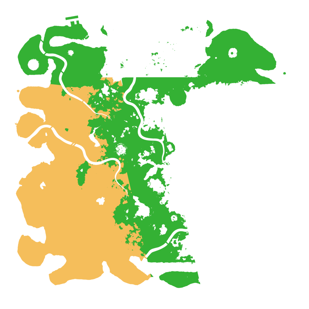 Biome Rust Map: Procedural Map, Size: 4900, Seed: 4900