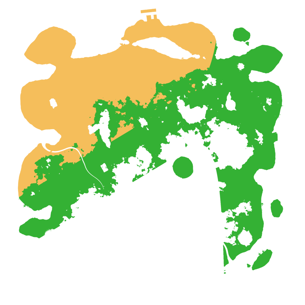 Biome Rust Map: Procedural Map, Size: 4000, Seed: 456547387
