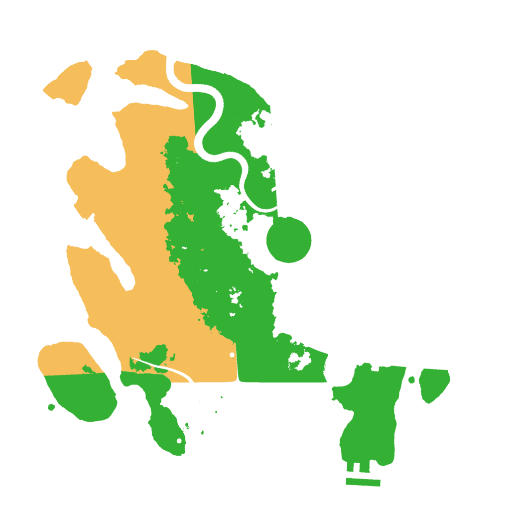 Biome Rust Map: Procedural Map, Size: 3000, Seed: 1056742961