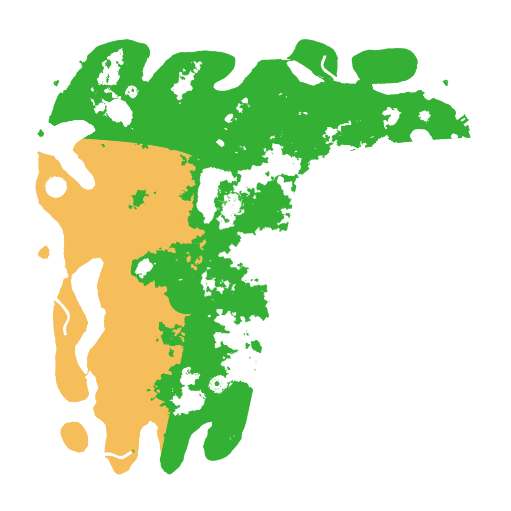 Biome Rust Map: Procedural Map, Size: 4250, Seed: 7391