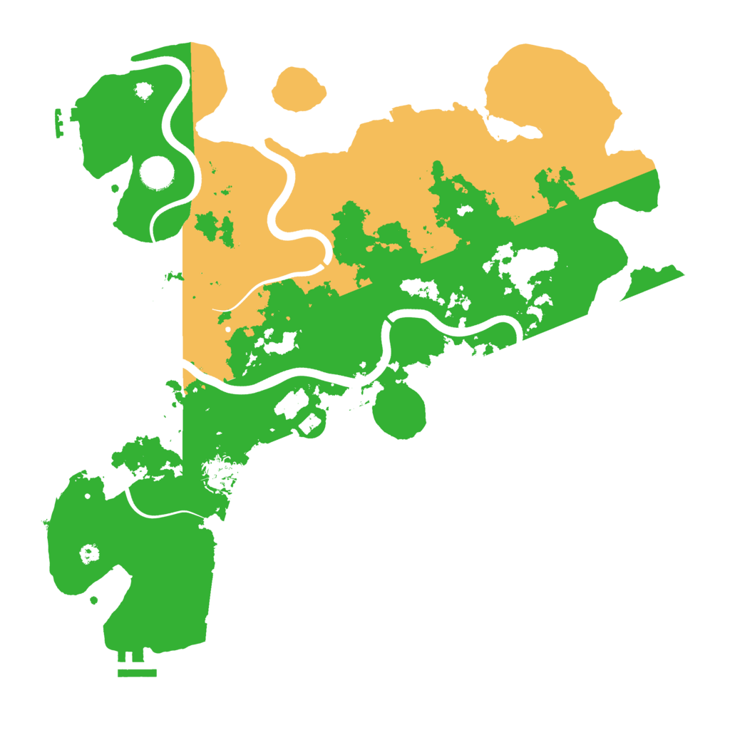 Biome Rust Map: Procedural Map, Size: 3800, Seed: 28510655