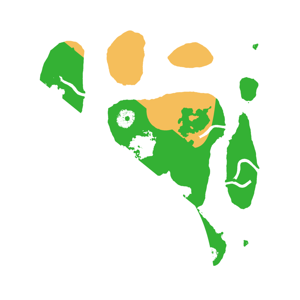 Biome Rust Map: Procedural Map, Size: 2500, Seed: 1579451299