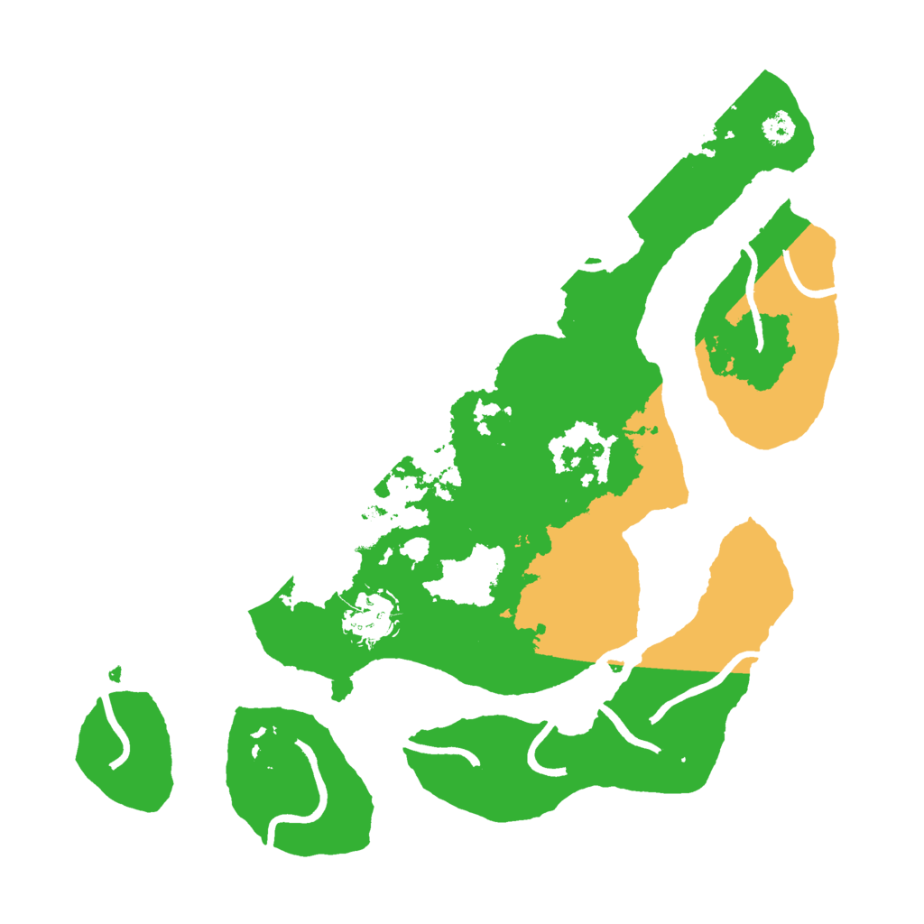 Biome Rust Map: Procedural Map, Size: 3000, Seed: 773088569