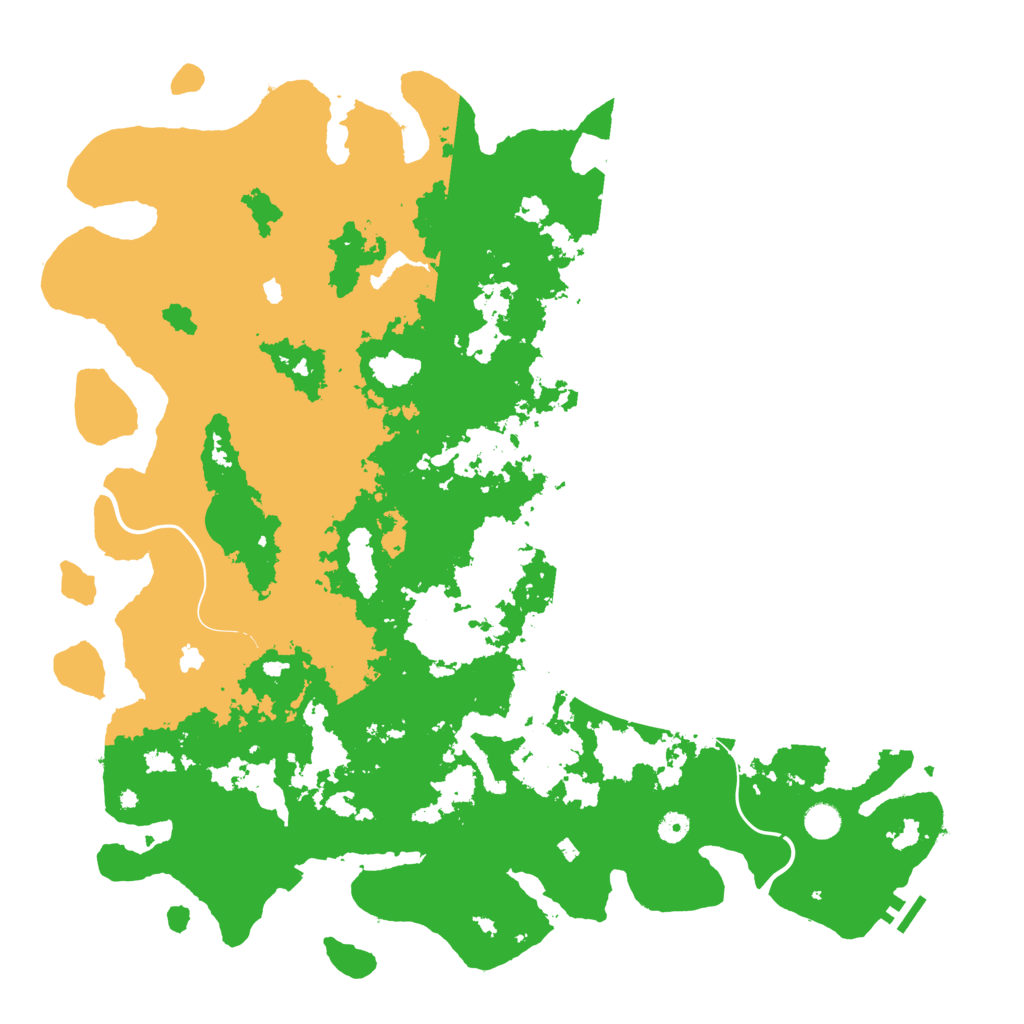 Biome Rust Map: Procedural Map, Size: 5007, Seed: 129734255