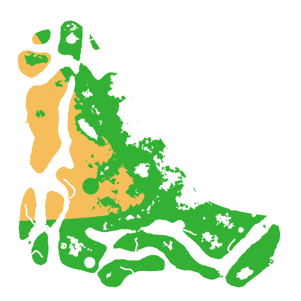 Biome Rust Map: Procedural Map, Size: 4800, Seed: 507565017
