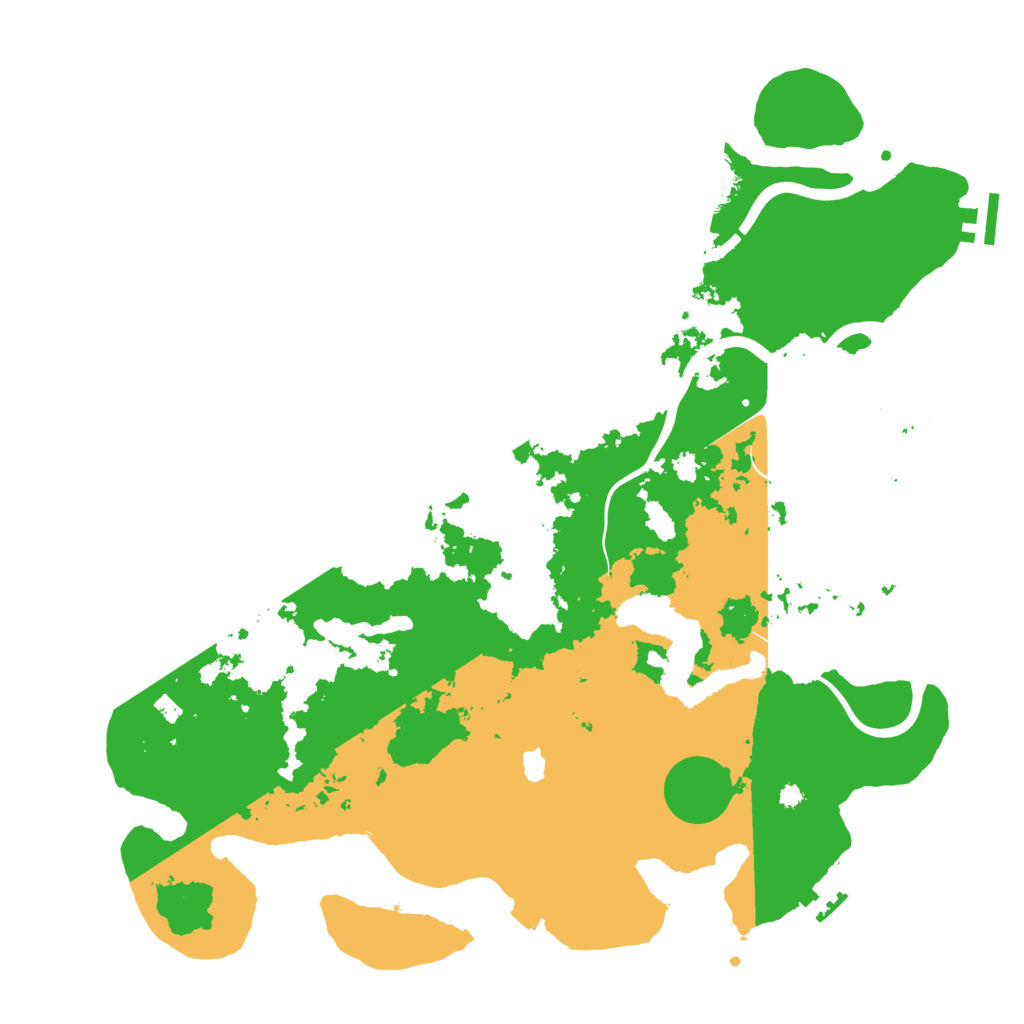 Biome Rust Map: Procedural Map, Size: 4000, Seed: 2028169870