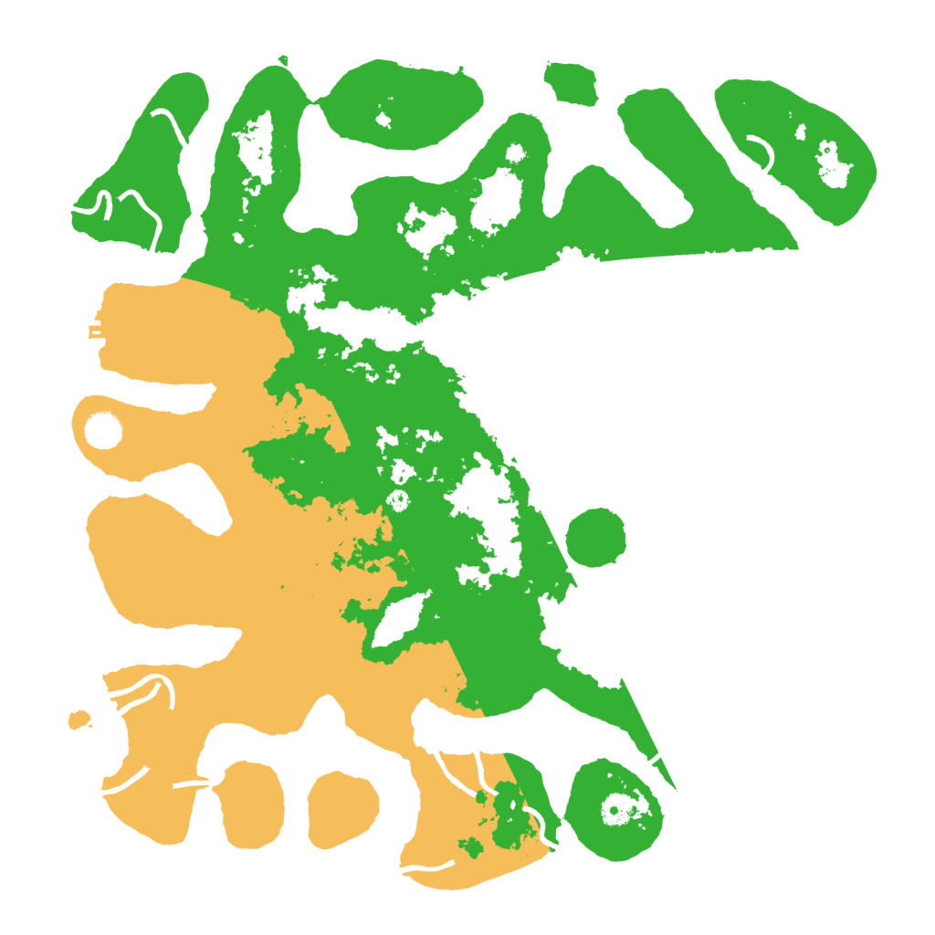 Biome Rust Map: Procedural Map, Size: 4400, Seed: 4605