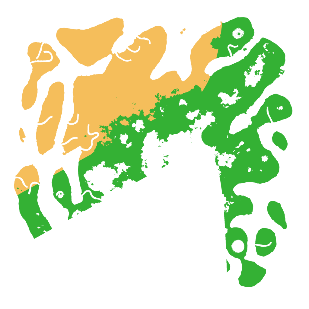 Biome Rust Map: Procedural Map, Size: 4333, Seed: 2039949943