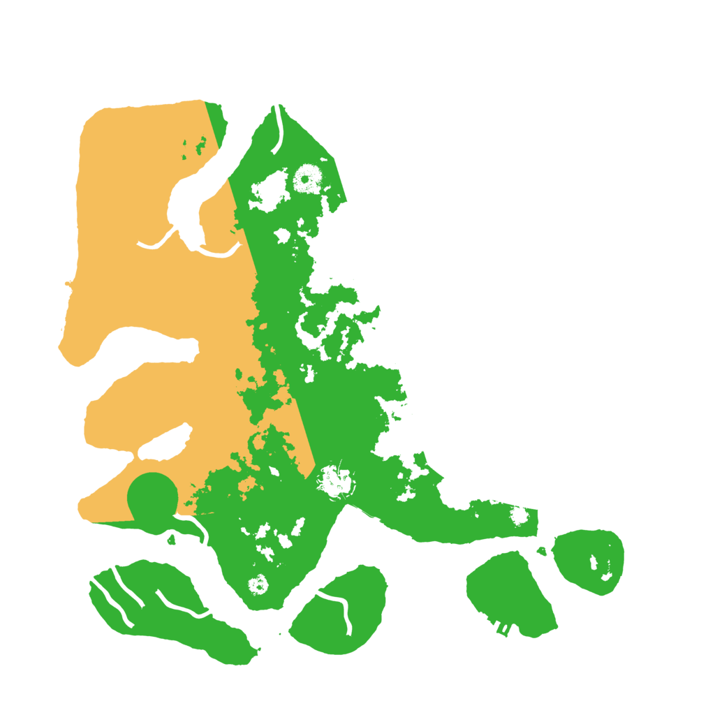 Biome Rust Map: Procedural Map, Size: 3700, Seed: 1122022