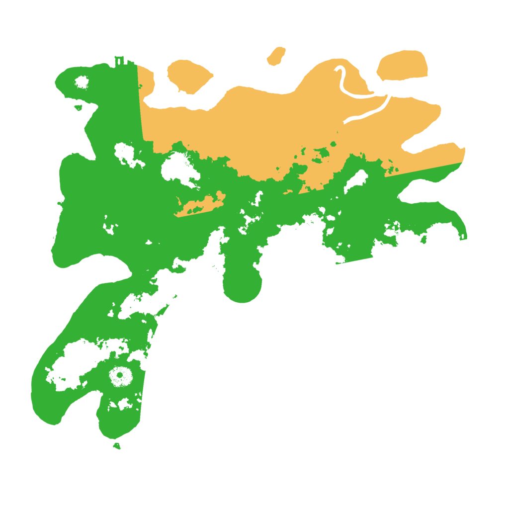 Biome Rust Map: Procedural Map, Size: 3500, Seed: 457928618