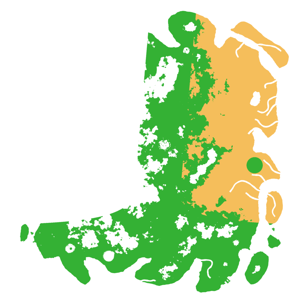 Biome Rust Map: Procedural Map, Size: 5000, Seed: 694204206