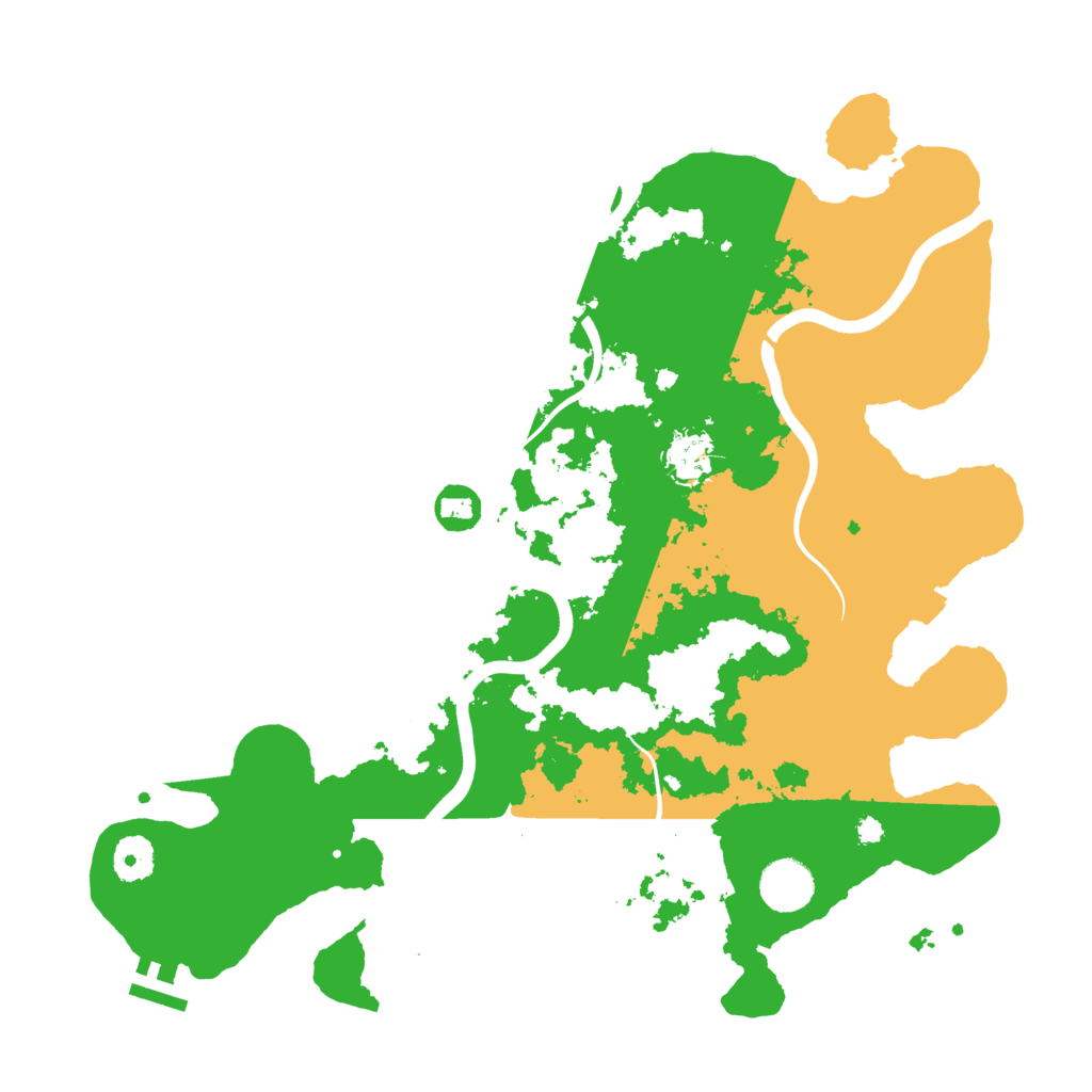 Biome Rust Map: Procedural Map, Size: 3750, Seed: 12