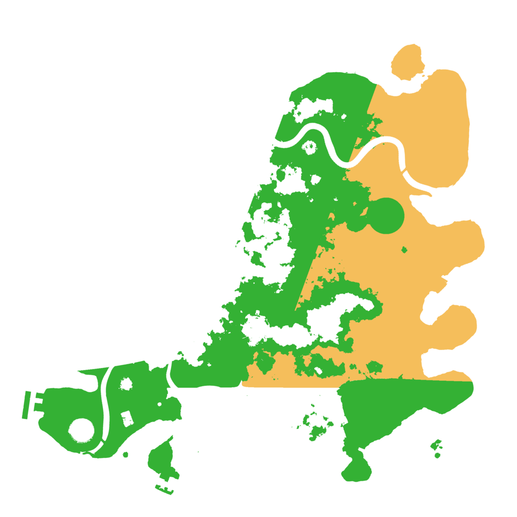 Biome Rust Map: Procedural Map, Size: 3750, Seed: 12