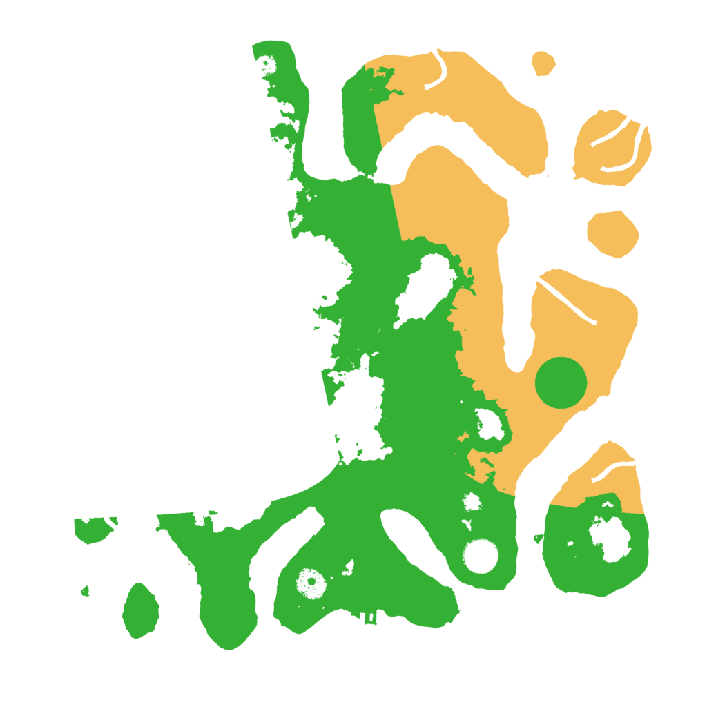 Biome Rust Map: Procedural Map, Size: 3600, Seed: 345