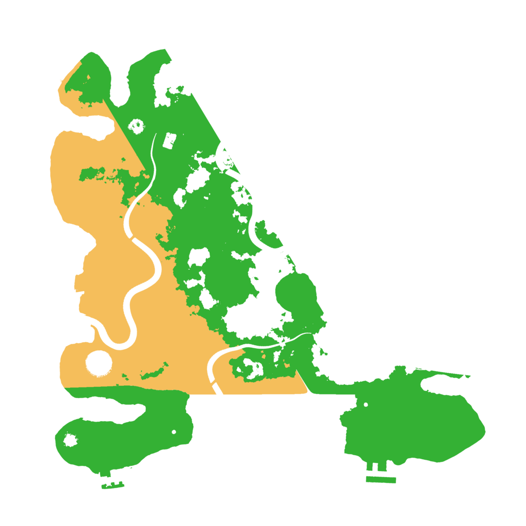 Biome Rust Map: Procedural Map, Size: 3550, Seed: 423375