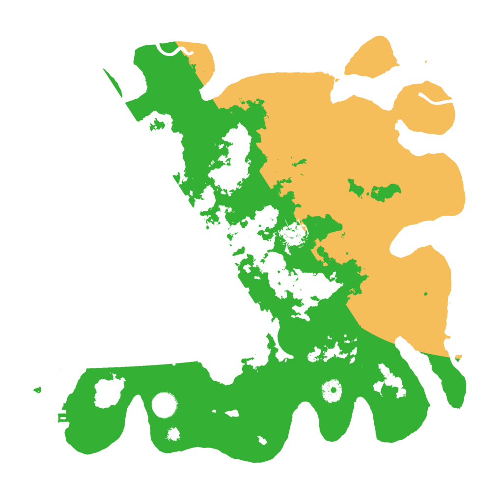 Biome Rust Map: Procedural Map, Size: 3500, Seed: 7530