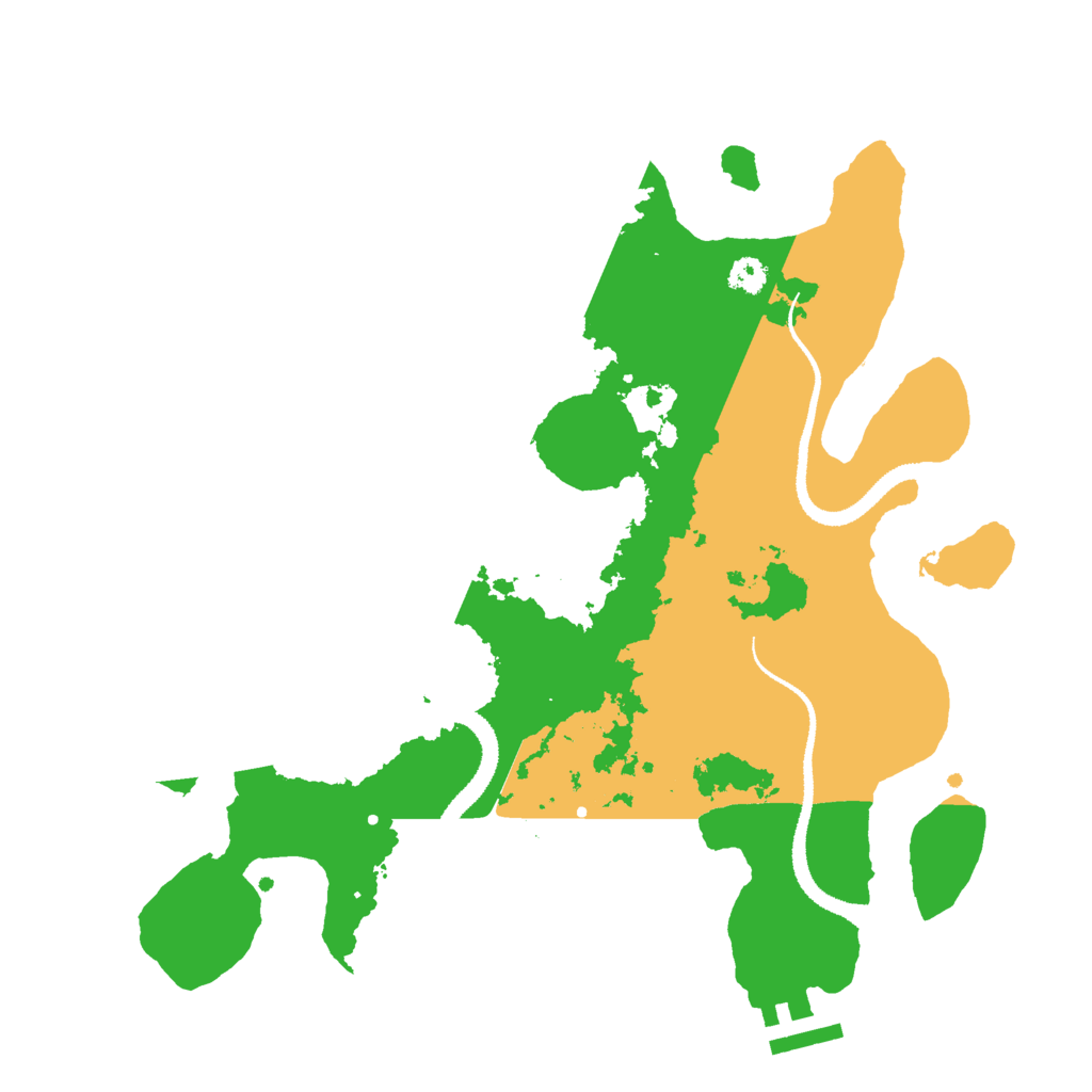 Biome Rust Map: Procedural Map, Size: 3000, Seed: 858694