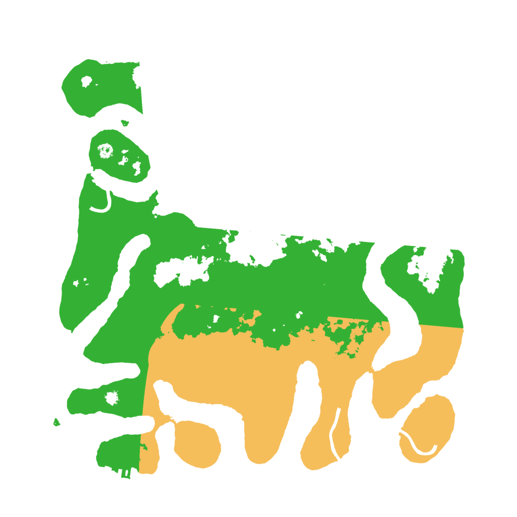 Biome Rust Map: Procedural Map, Size: 3500, Seed: 390395301