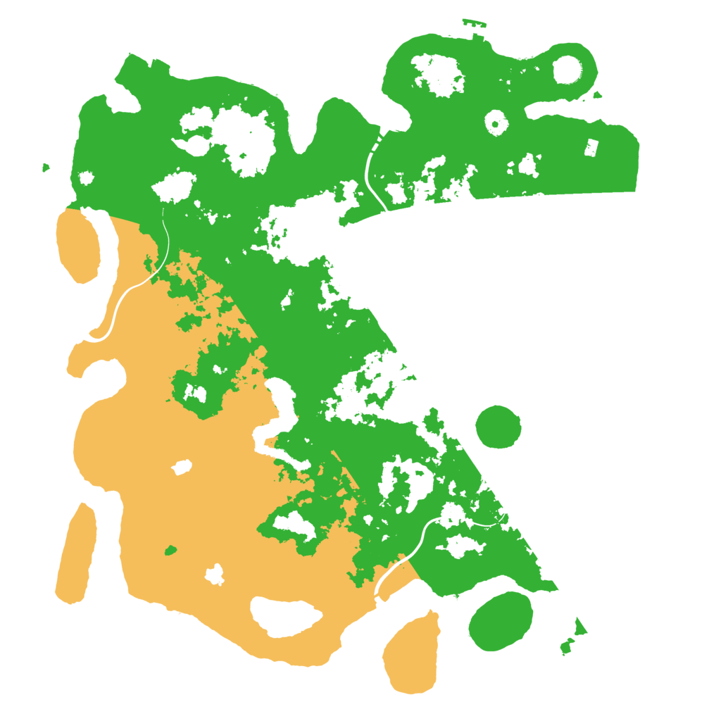 Biome Rust Map: Procedural Map, Size: 4500, Seed: 11022022