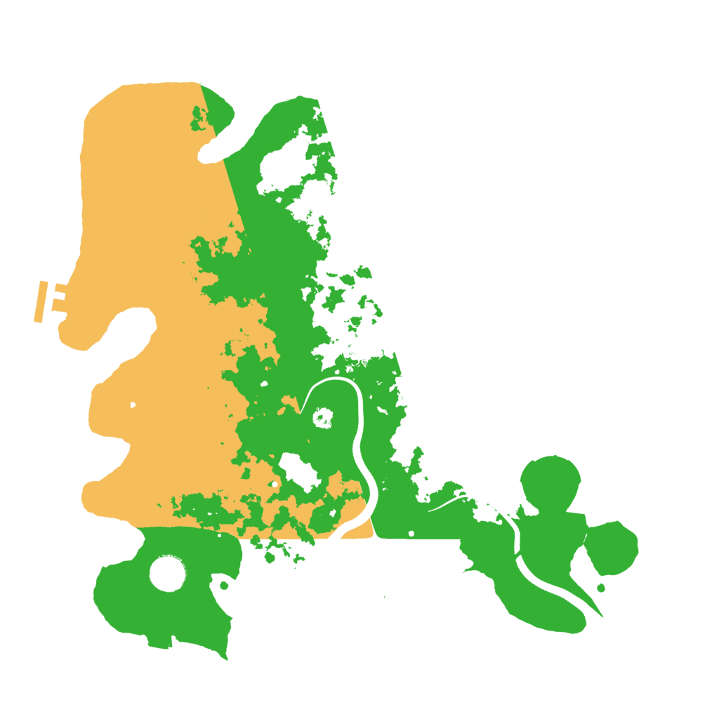 Biome Rust Map: Procedural Map, Size: 3500, Seed: 1122022