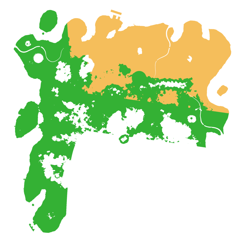 Biome Rust Map: Procedural Map, Size: 4500, Seed: 134262345