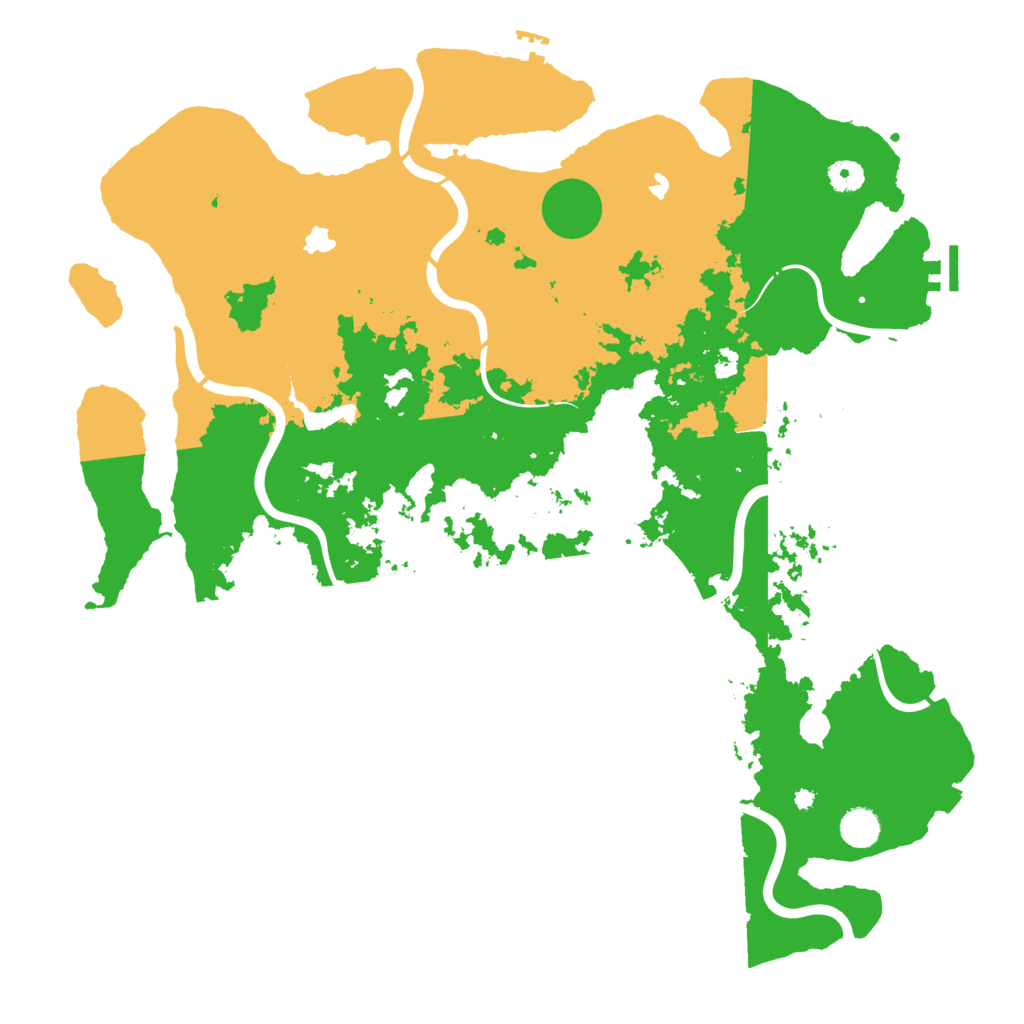 Biome Rust Map: Procedural Map, Size: 4500, Seed: 3267523