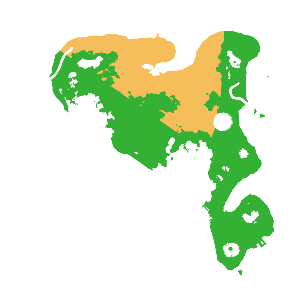 Biome Rust Map: Procedural Map, Size: 3000, Seed: 46162