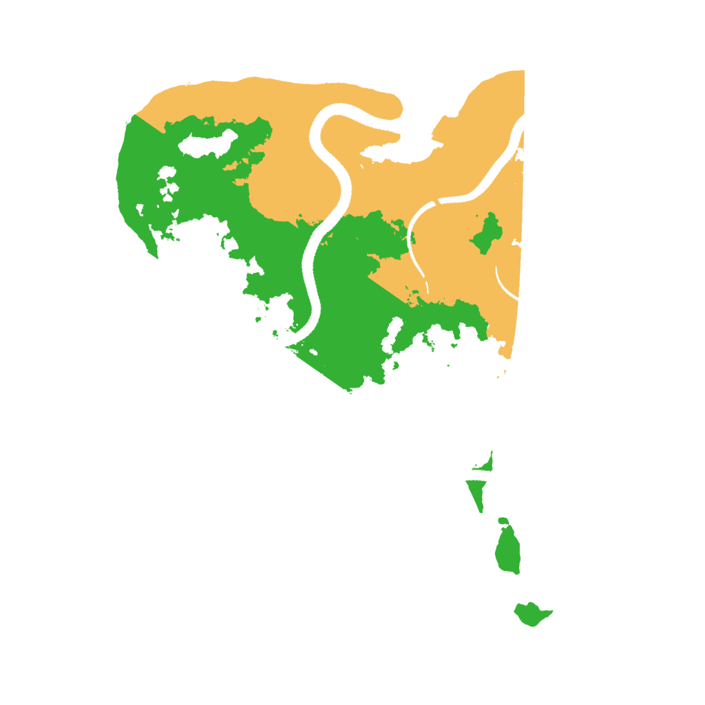 Biome Rust Map: Procedural Map, Size: 3000, Seed: 46162