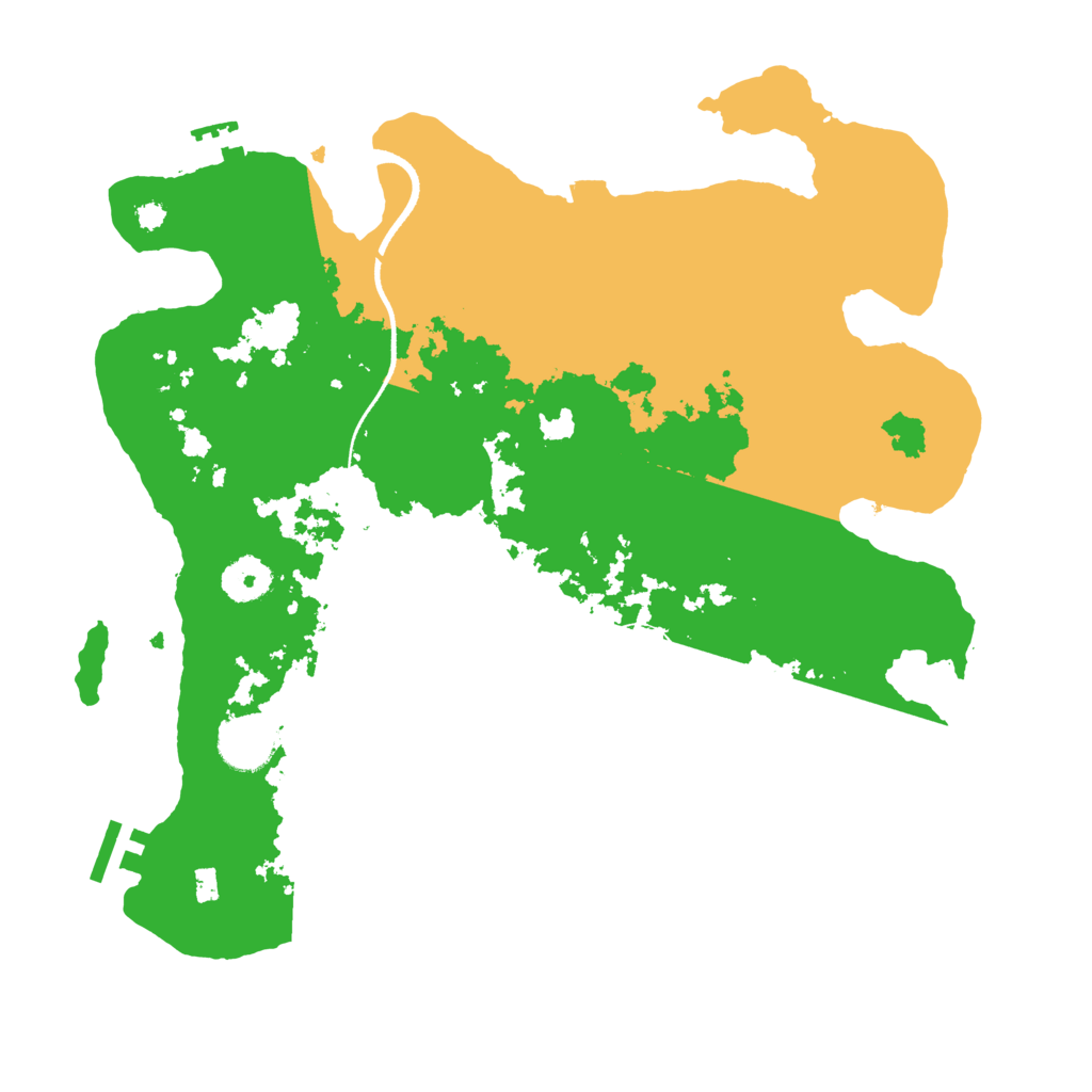 Biome Rust Map: Procedural Map, Size: 3500, Seed: 4712710