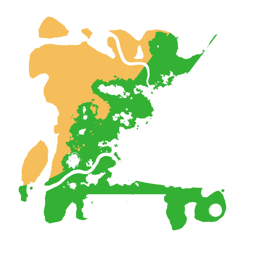 Biome Rust Map: Procedural Map, Size: 3500, Seed: 572041591