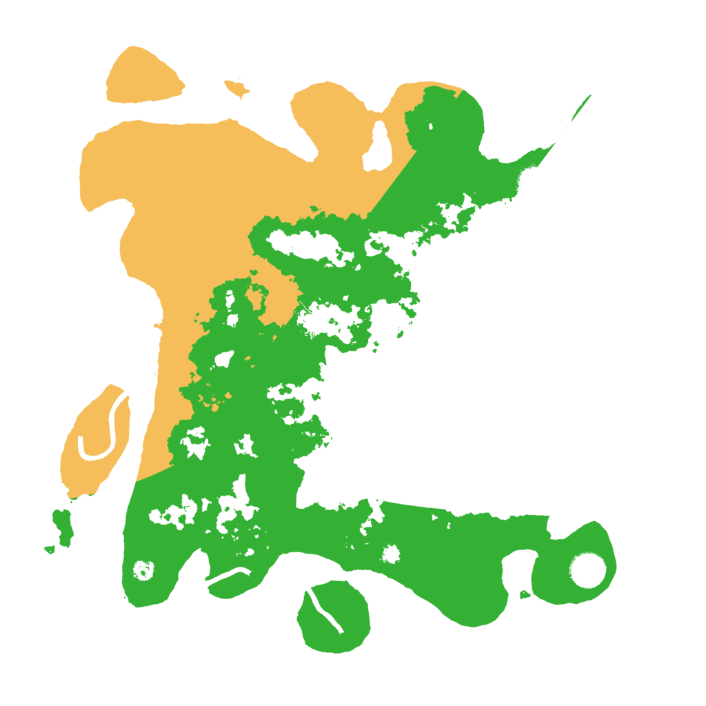 Biome Rust Map: Procedural Map, Size: 3500, Seed: 572041591