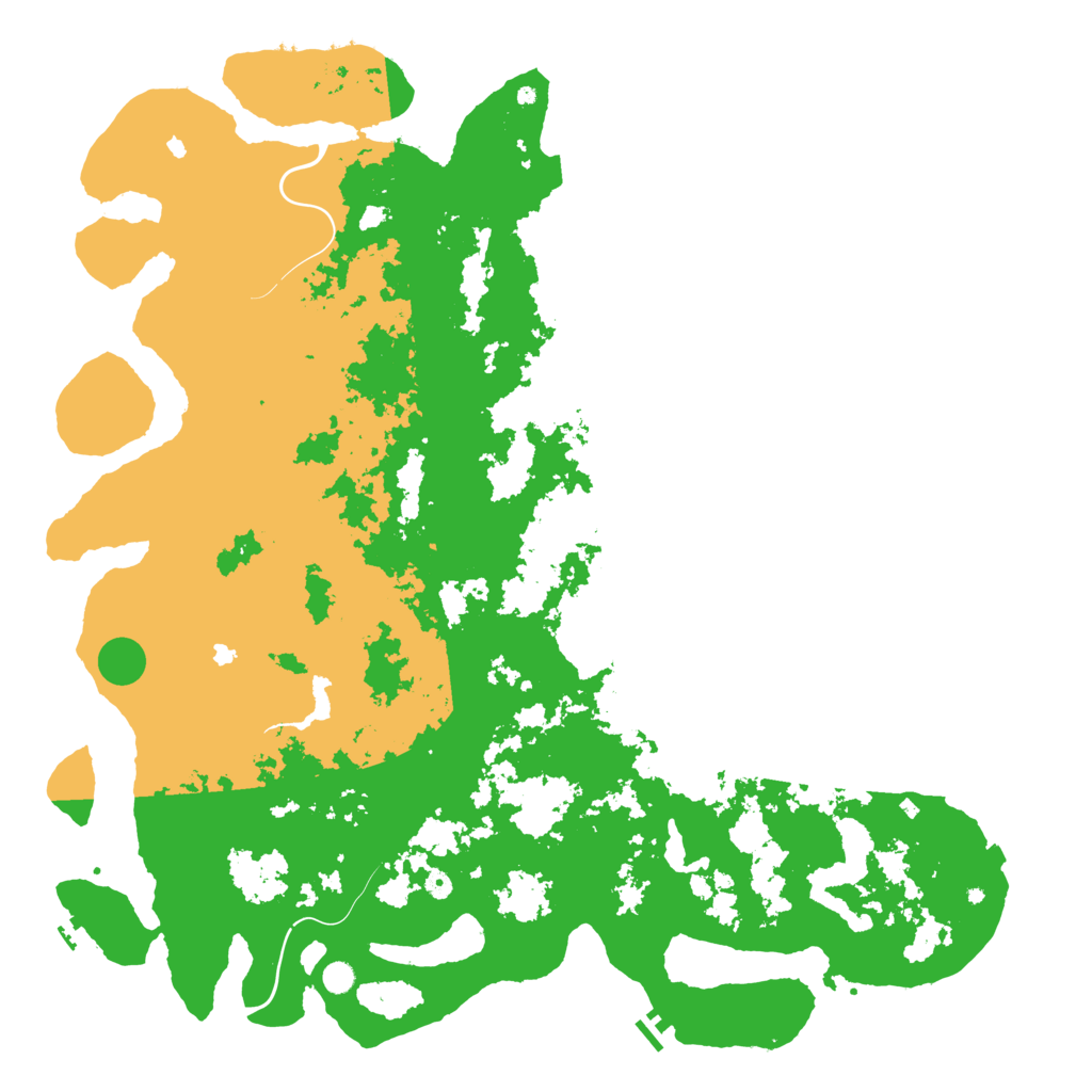Biome Rust Map: Procedural Map, Size: 6000, Seed: 1770019225