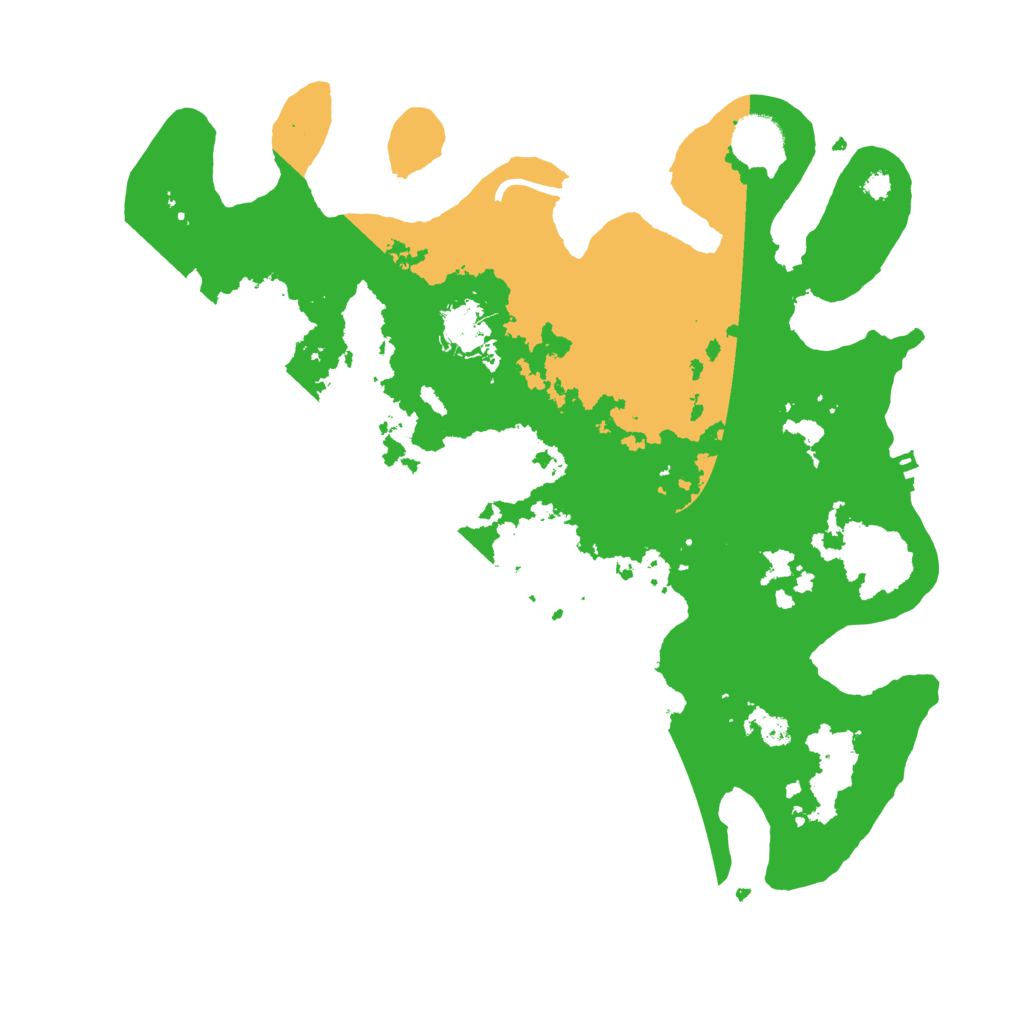 Biome Rust Map: Procedural Map, Size: 3500, Seed: 4233317