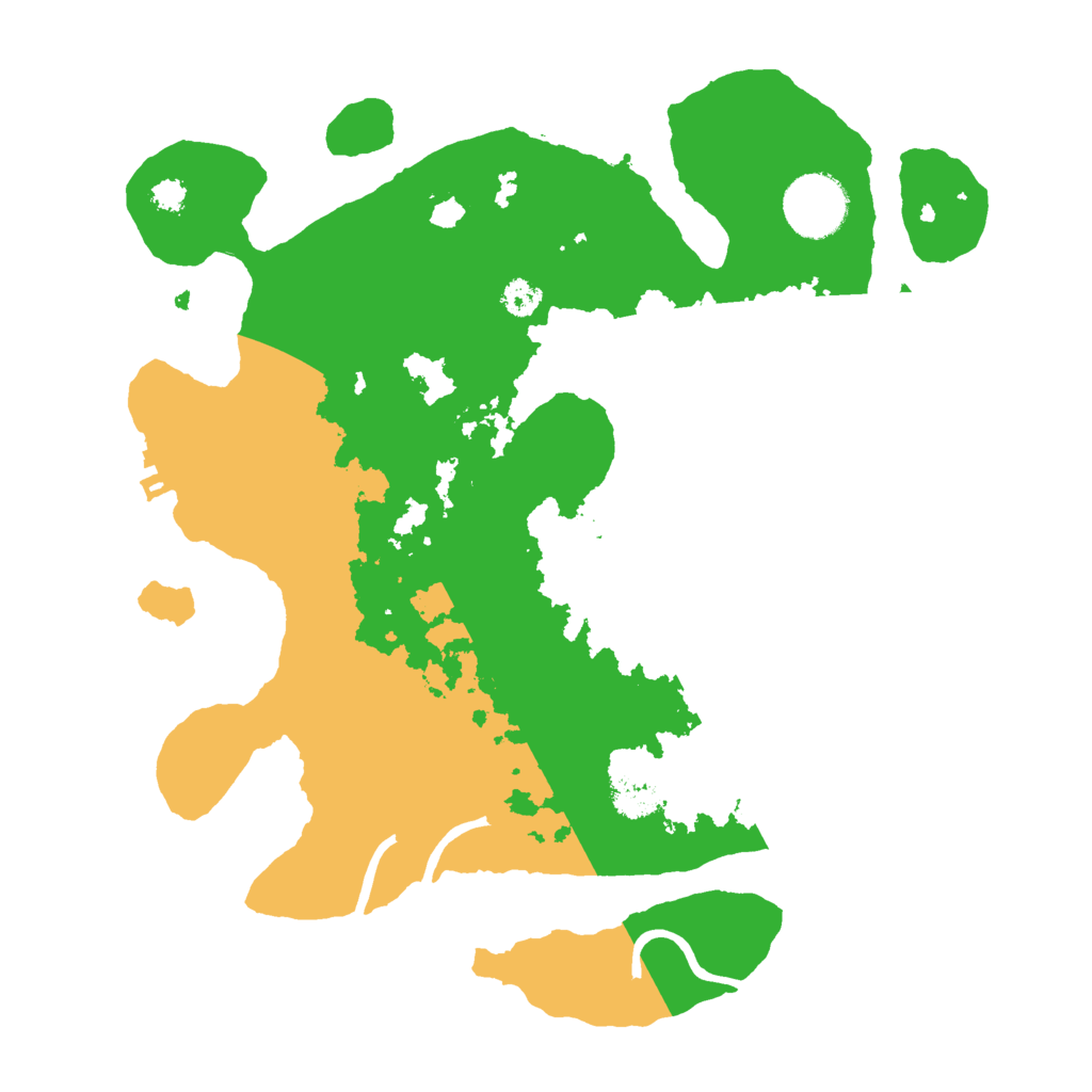 Biome Rust Map: Procedural Map, Size: 3000, Seed: 243572