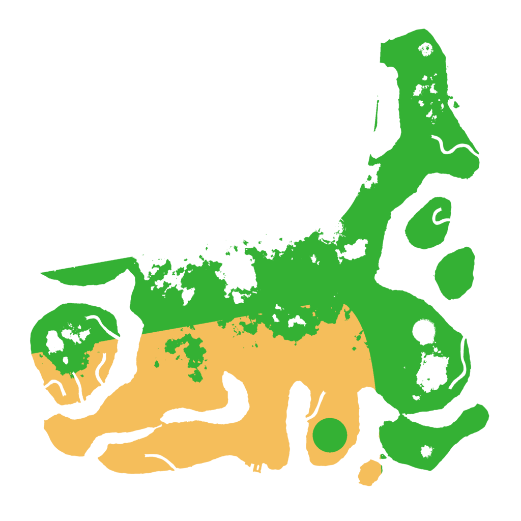 Biome Rust Map: Procedural Map, Size: 4000, Seed: 484865152