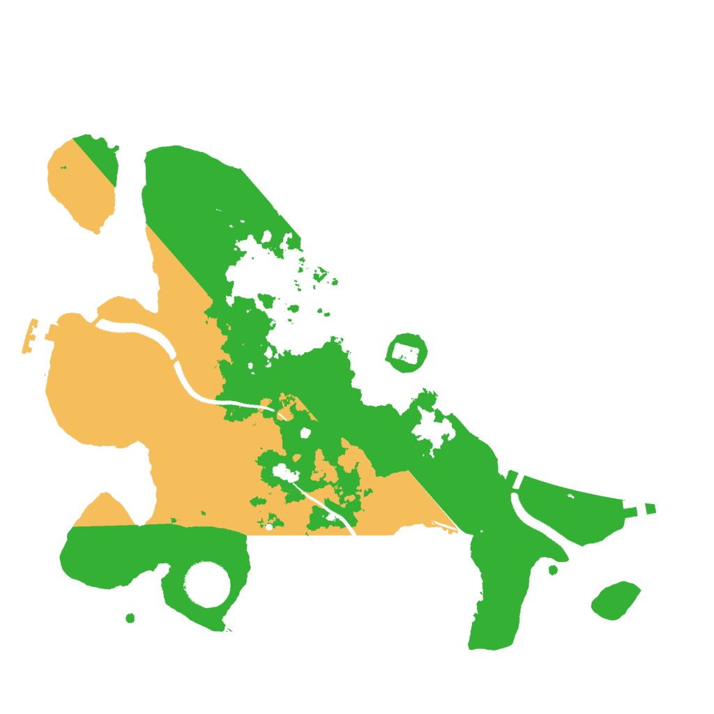 Biome Rust Map: Procedural Map, Size: 3000, Seed: 55325