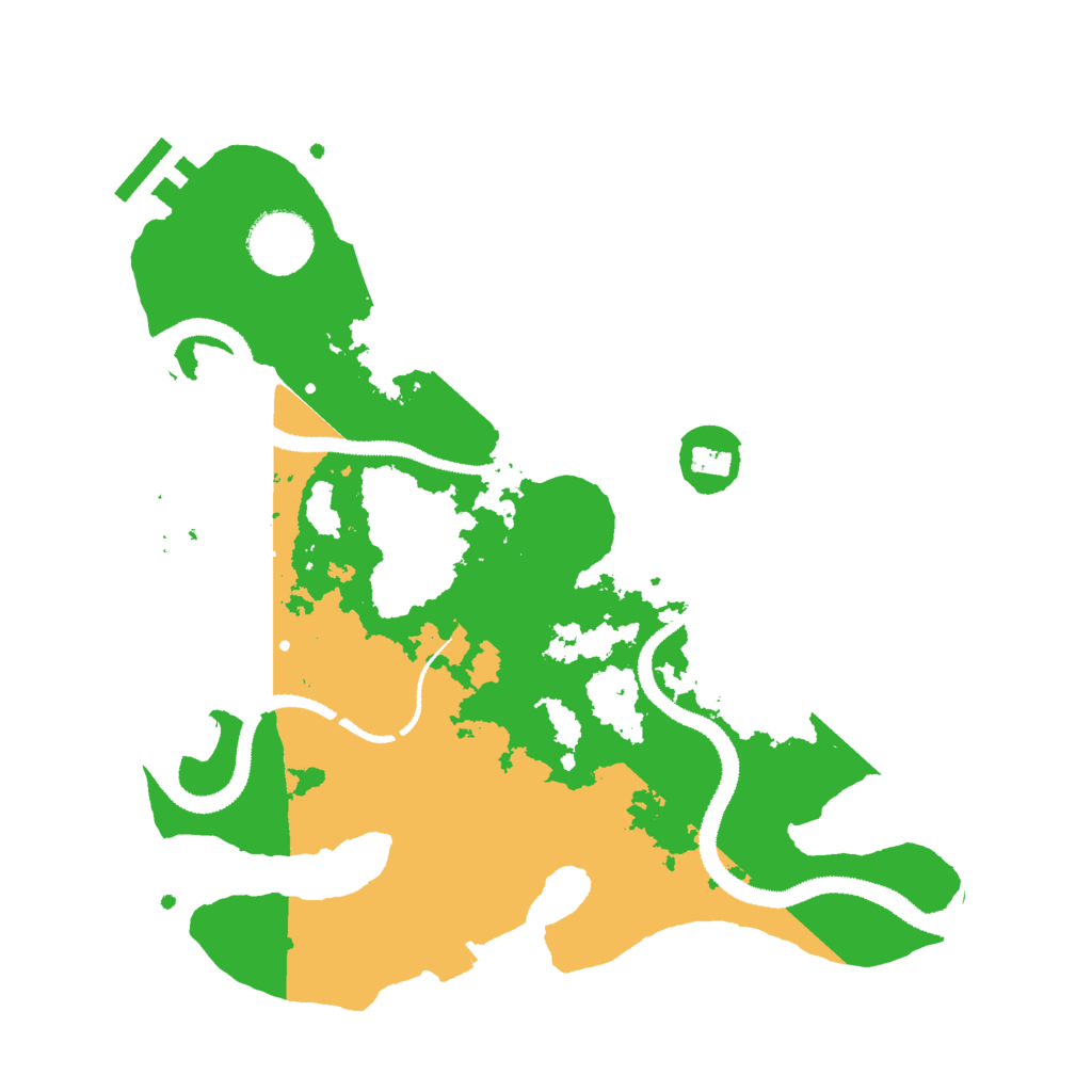 Biome Rust Map: Procedural Map, Size: 3000, Seed: 972127