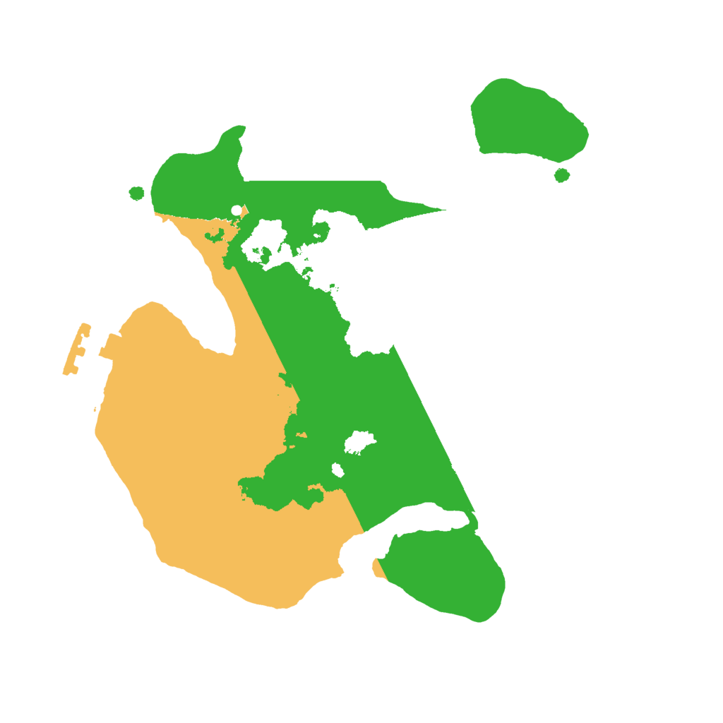 Biome Rust Map: Procedural Map, Size: 2000, Seed: 4691