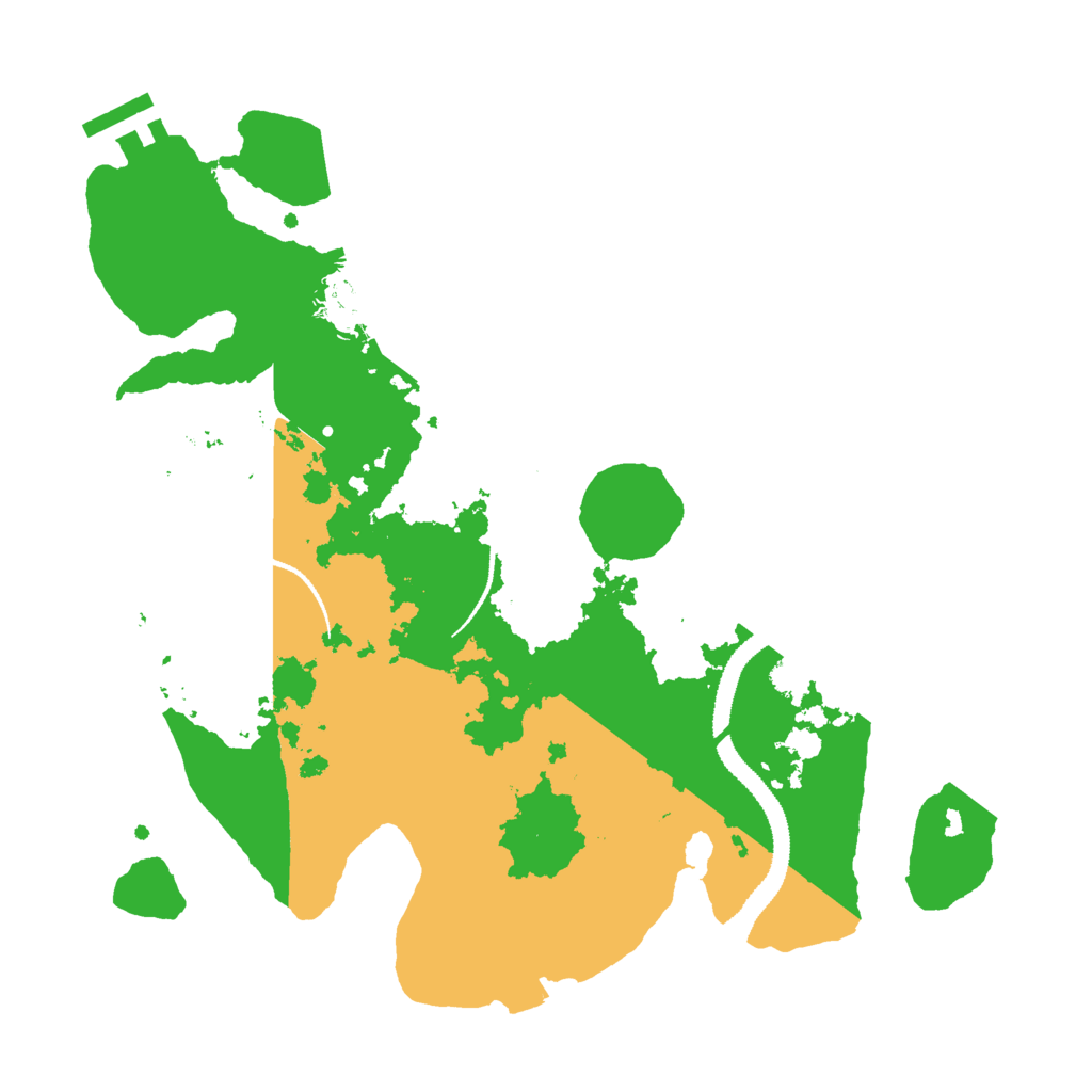 Biome Rust Map: Procedural Map, Size: 3000, Seed: 45167