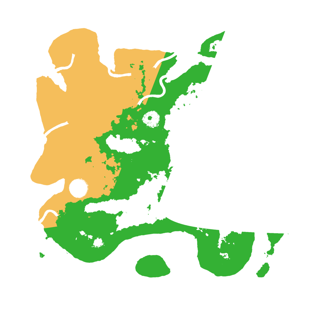 Biome Rust Map: Procedural Map, Size: 3000, Seed: 127257