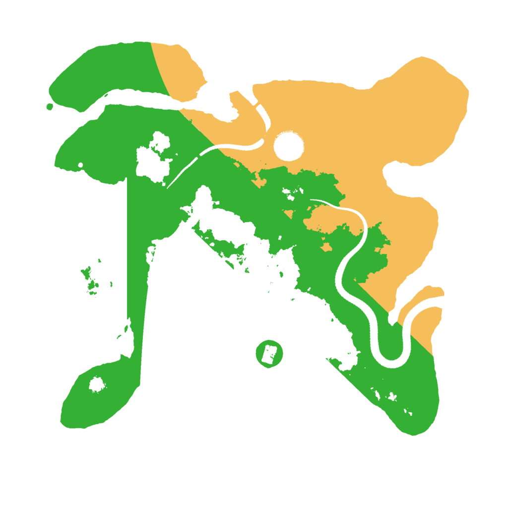 Biome Rust Map: Procedural Map, Size: 3000, Seed: 759957