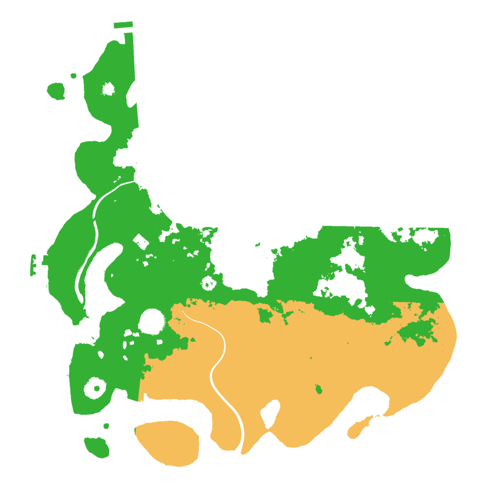 Biome Rust Map: Procedural Map, Size: 3500, Seed: 3060405