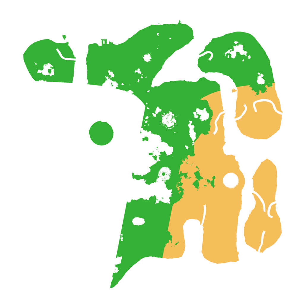 Biome Rust Map: Procedural Map, Size: 3500, Seed: 1985458