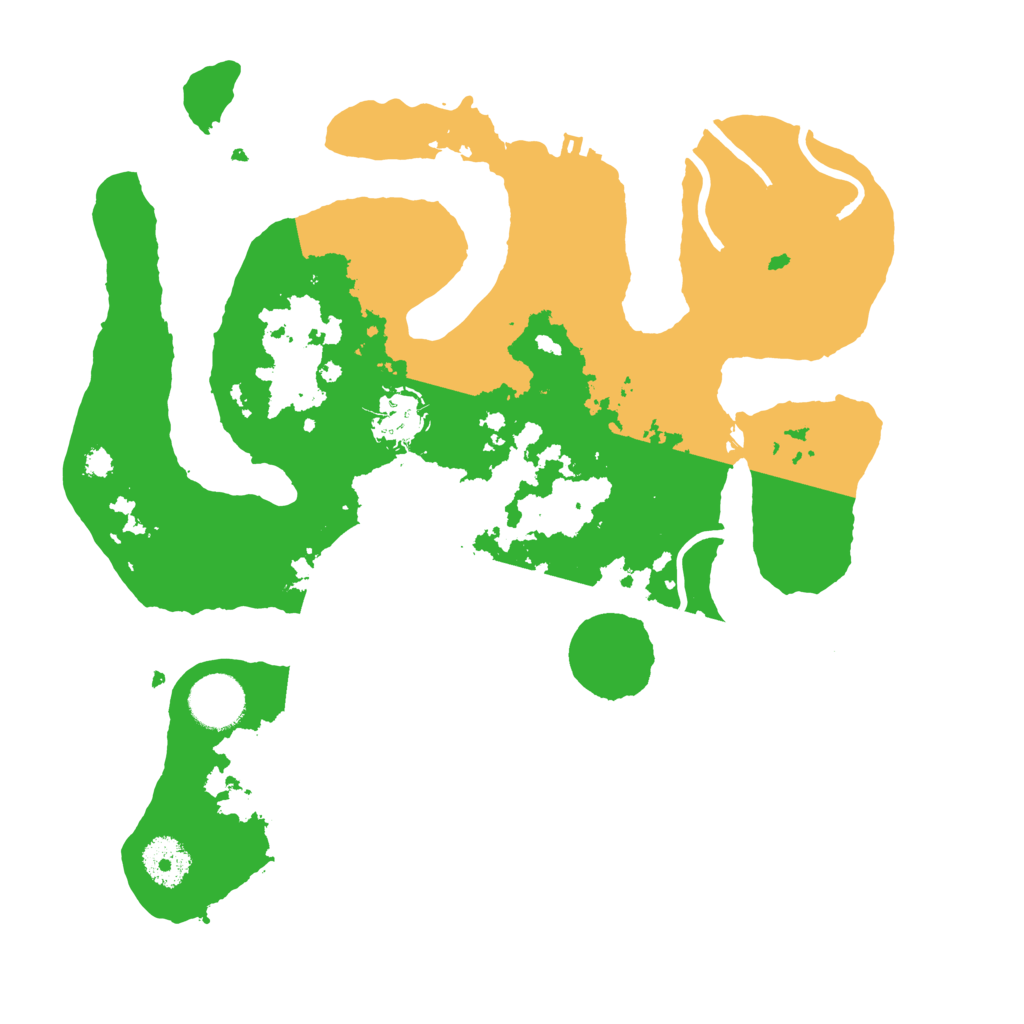 Biome Rust Map: Procedural Map, Size: 3250, Seed: 80